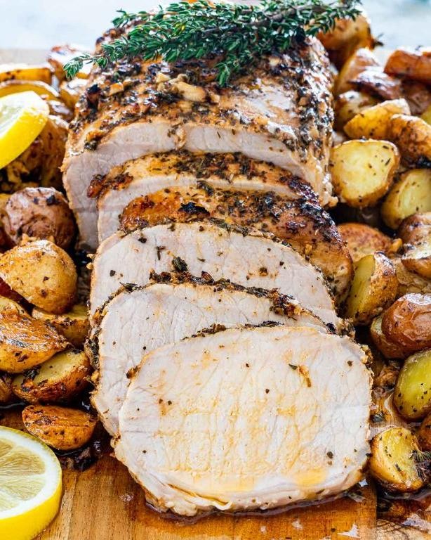 Lemon Pepper Pork Medallions