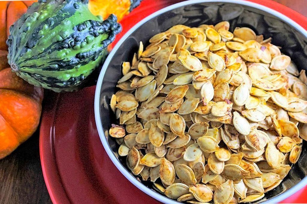 Lemon Pepper Roasted Pumpkin Seeds