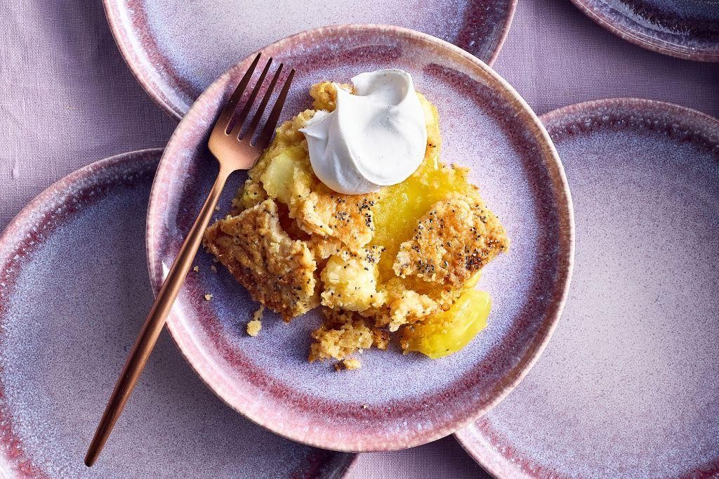 Lemon Poppy Seed Dump Cake