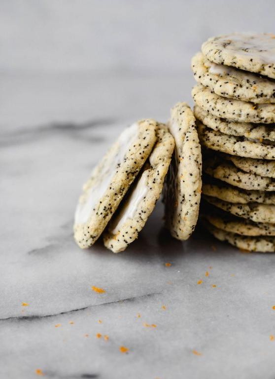 Lemon Poppy Seed Vegan Cookies