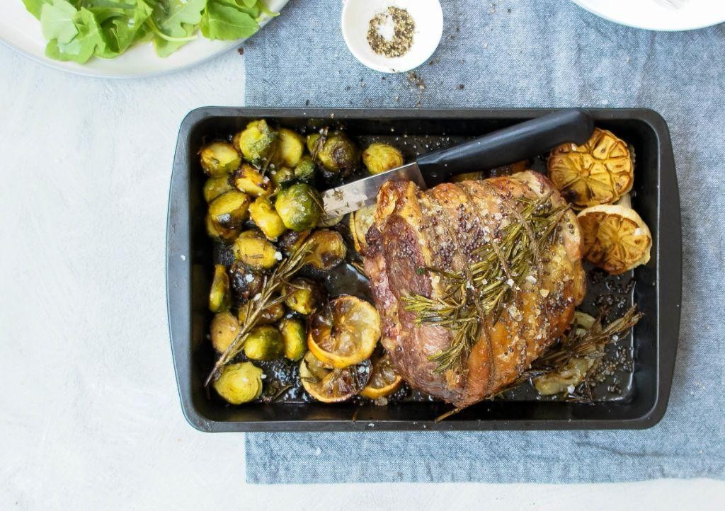 Lemon Rosemary Roasted Lamb