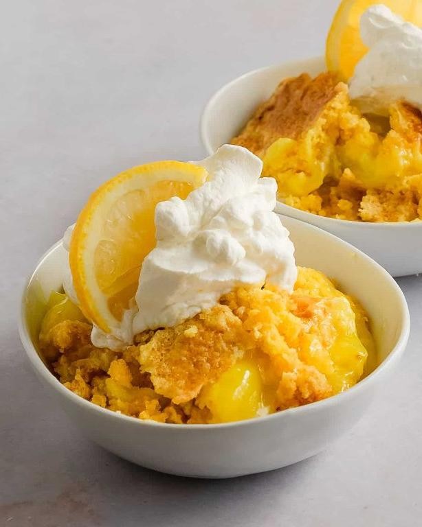 Lemon Thyme Dump Cake