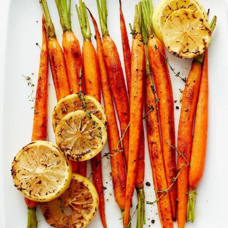Lemon Thyme Roasted Carrots