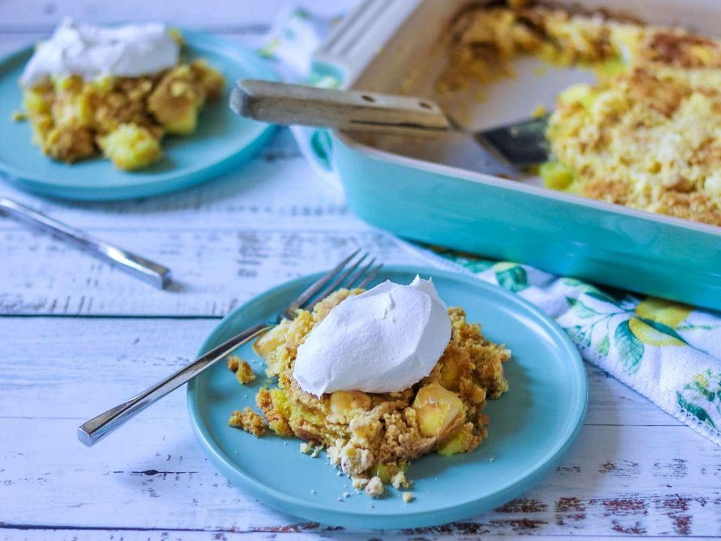 Lemon Vanilla Dump Cake