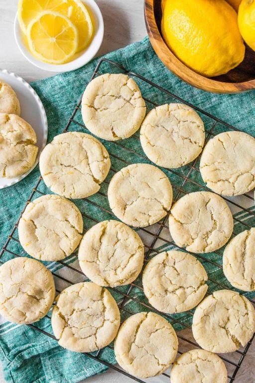 Lemon Vanilla Sugar Cookies