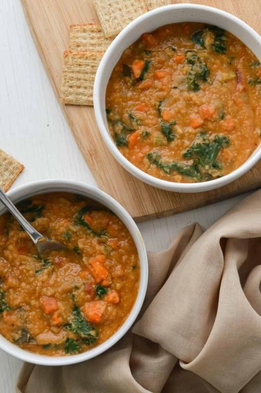 Lentil and Carrot High Protein Soup