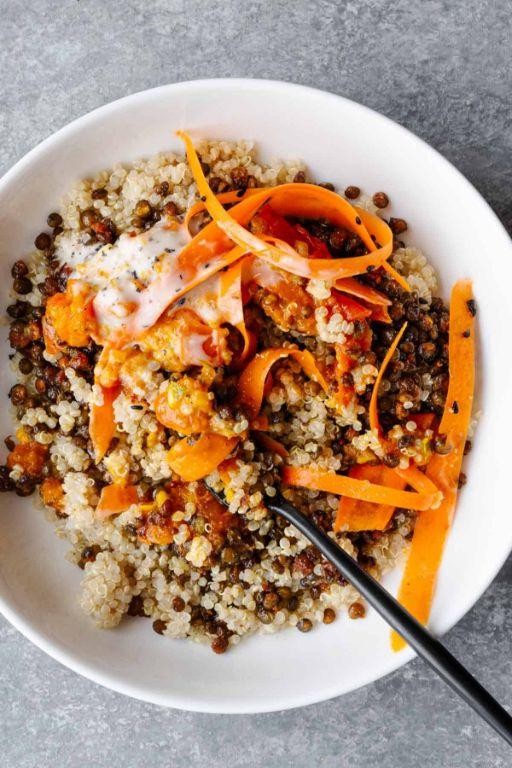 Lentil and Quinoa Protein Bowl