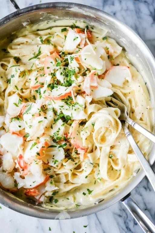 Lobster Alfredo Bake