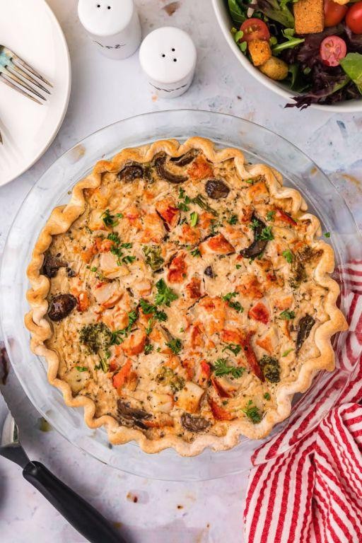 Lobster Newburg Quiche