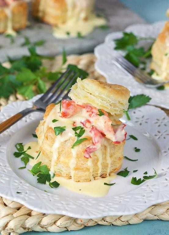 Lobster Newburg Stuffed Shells