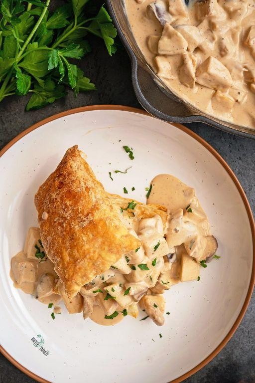 Lobster Newburg with Mushrooms