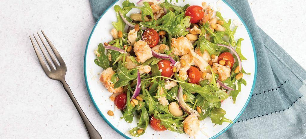 Lobster Salad with Arugula and Parmesan