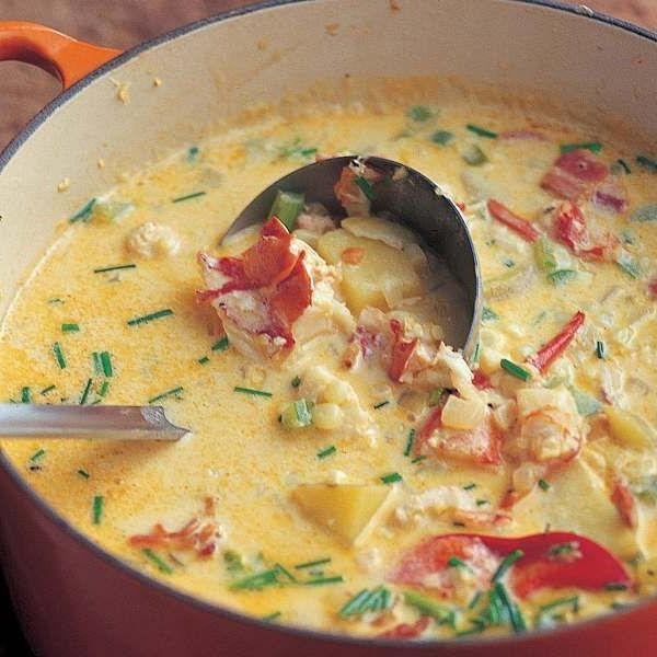 Lobster and Corn Chowder Bake