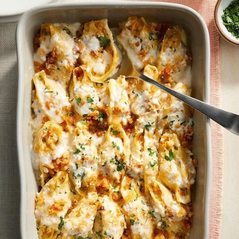 Lobster and Shrimp Stuffed Shells
