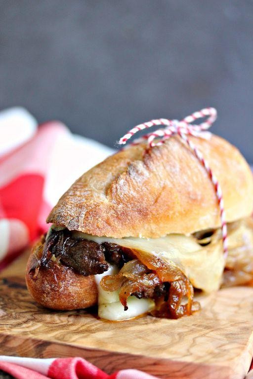 London Broil Sandwich with Caramelized Onions