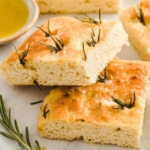 Low Carb Focaccia Bread with Rosemary