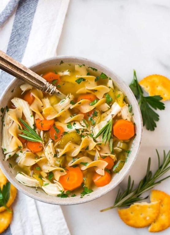 Low Fat Crock Pot Chicken Noodle Soup