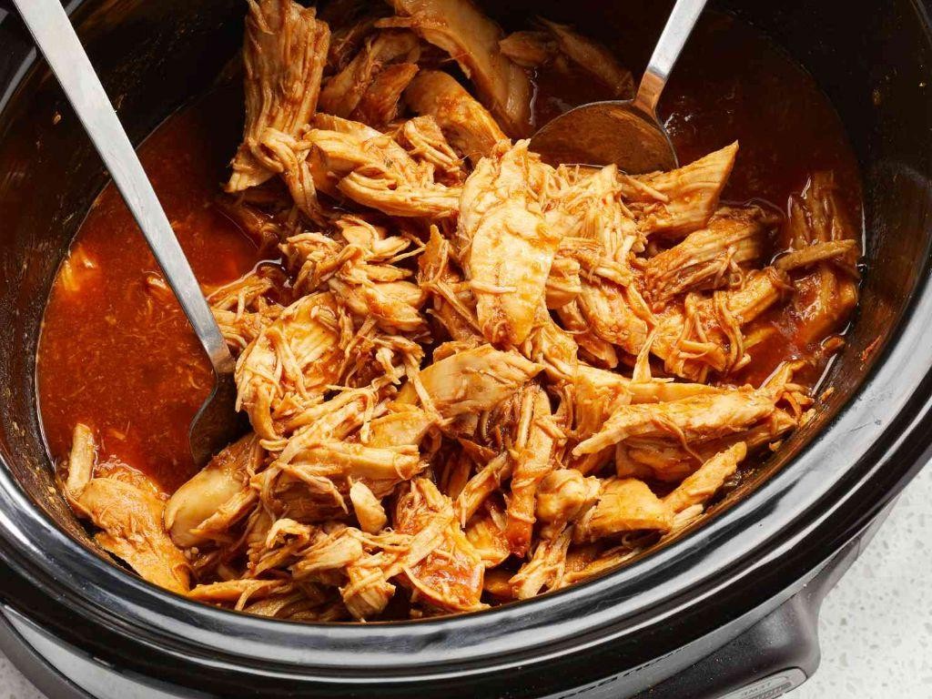 Low Fat Slow Cooker BBQ Chicken