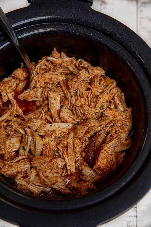 Low Fat Slow Cooker Pulled Pork