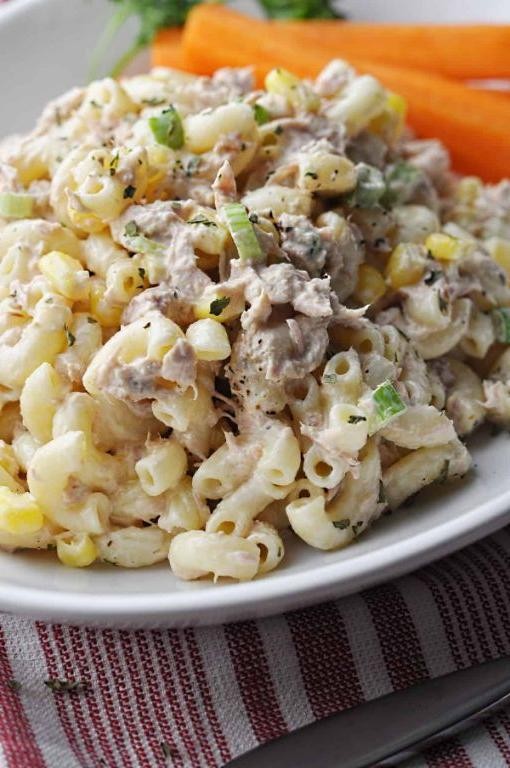 Macaroni with Tuna and Corn