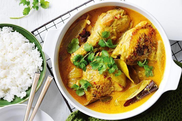 Malaysian Coconut Curry Chicken Legs