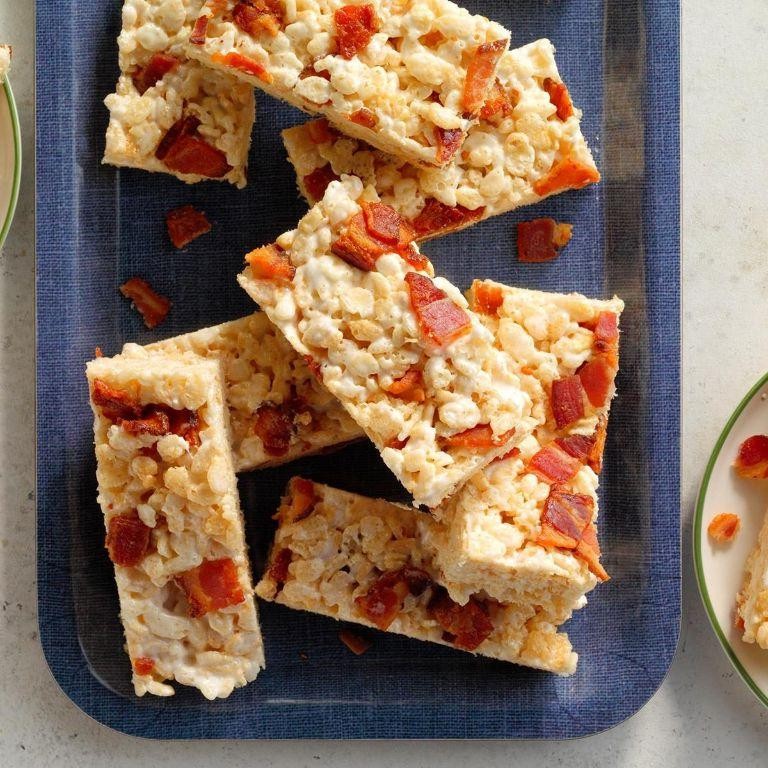 Maple Bacon Rice Krispies Treats