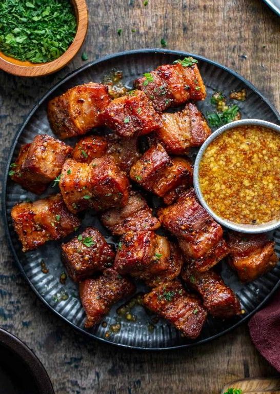 Maple Glazed Pork Bites