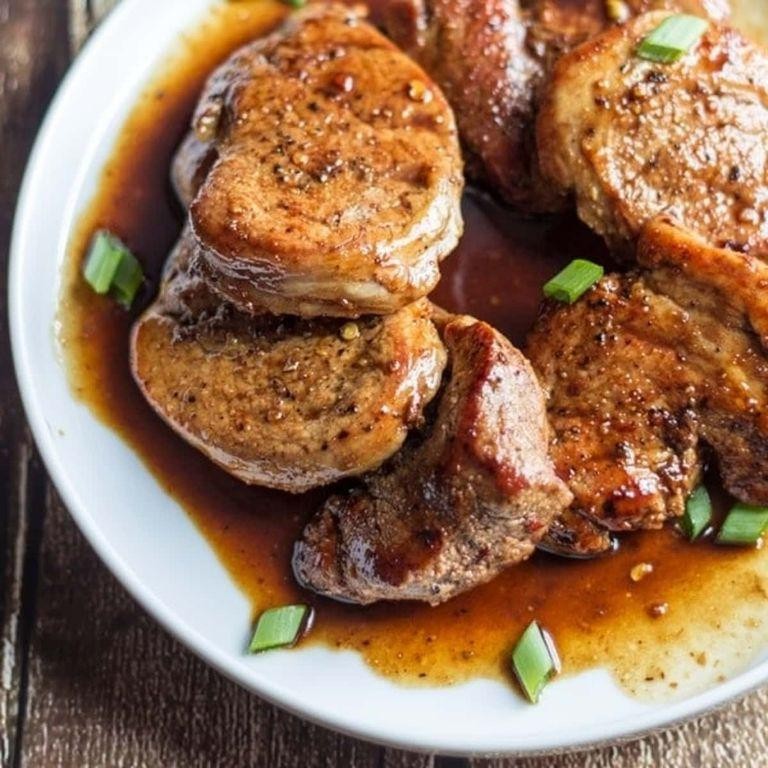 Maple Glazed Pork Medallions