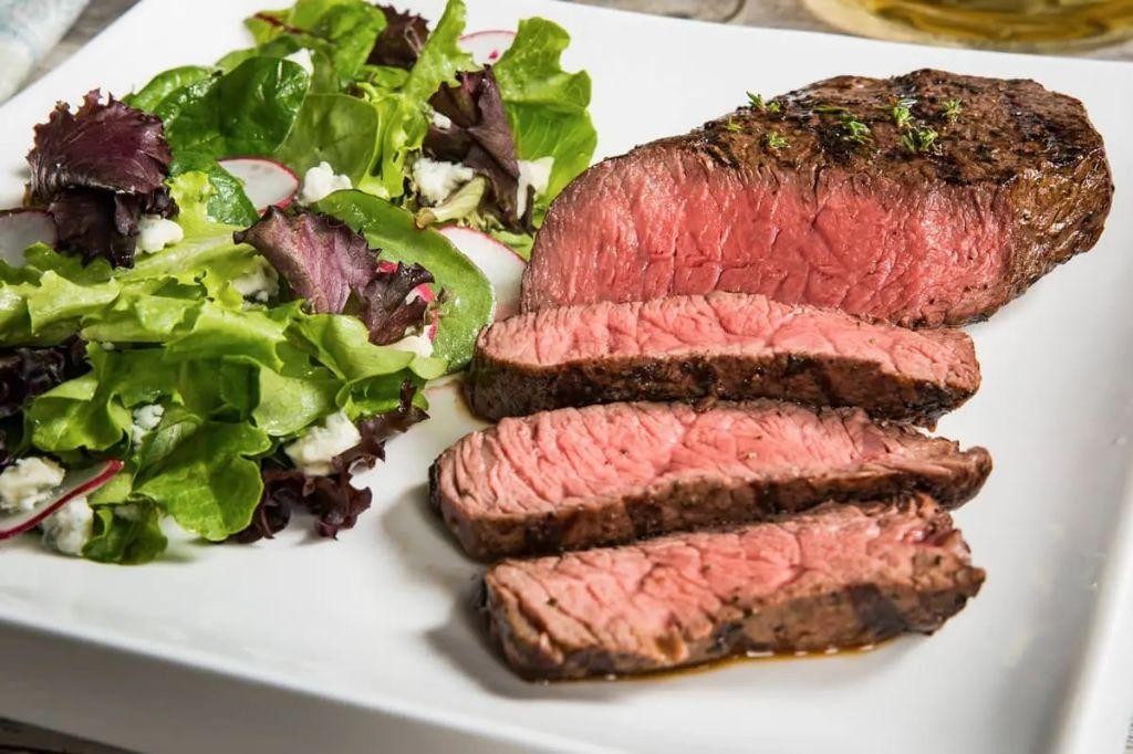 Marinated Sirloin Tip Steak with Herbs
