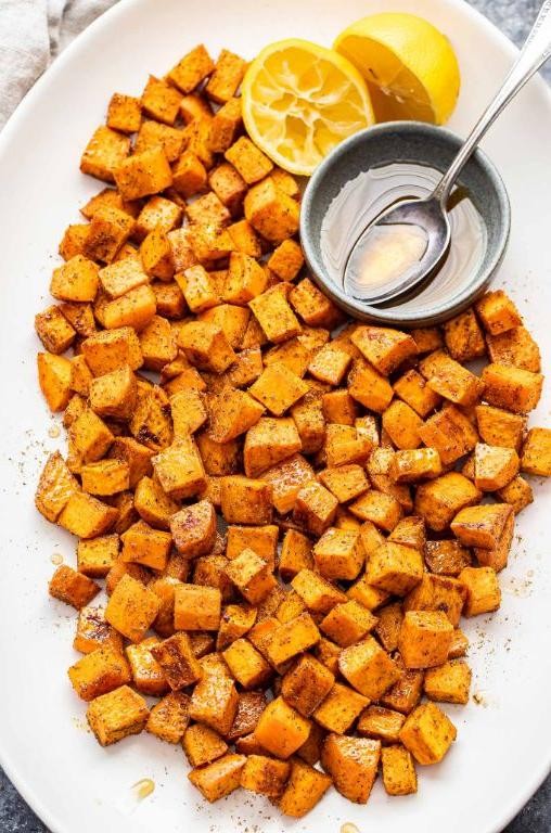 Masala Roasted Sweet Potatoes