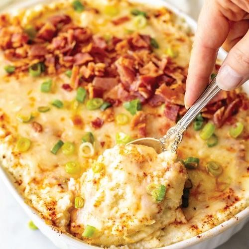 Mashed Cauliflower and Cheese