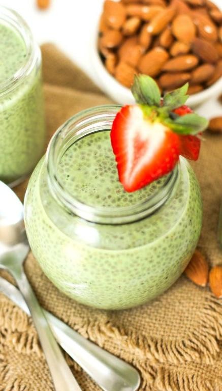 Matcha Green Tea Sugar Free Pudding
