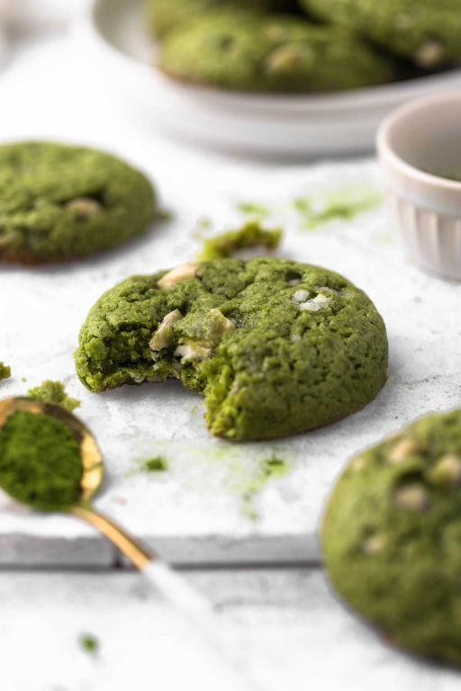 Matcha Green Tea Vegan Cookies