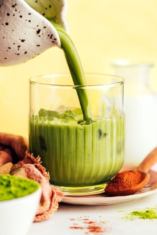 Matcha Pumpkin Spice Smoothie