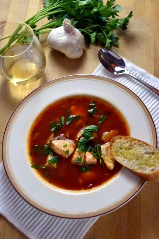 Mediterranean Fish Soup with Saffron