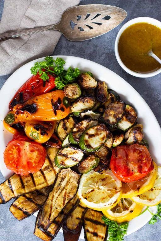 Mediterranean Grilled Vegetable Platter