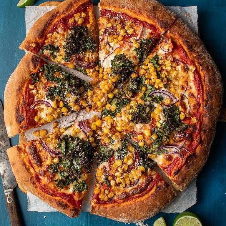 Mexican Pizza with Chipotle Sauce