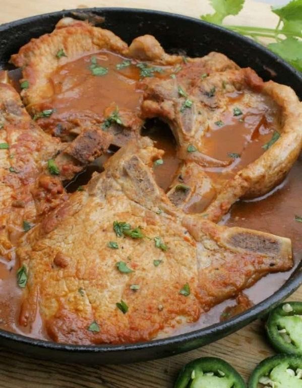 Mexican Pork Chops with Salsa