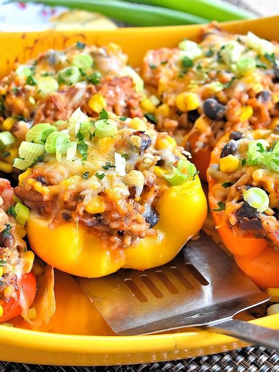 Mexican Pork Stuffed Peppers