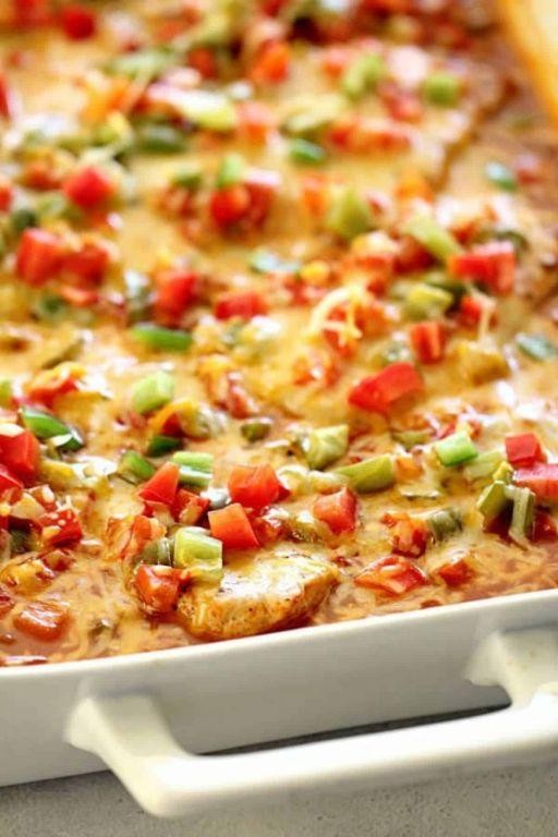 Mexican Pork and Rice Casserole