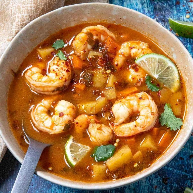 Mexican Shrimp Soup