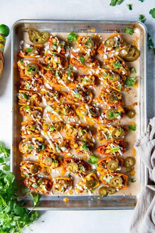 Mini Pepper Nachos
