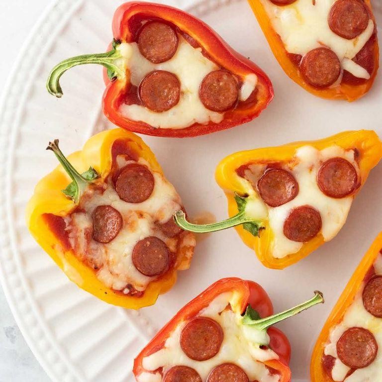 Mini Pepper Pizza Bites
