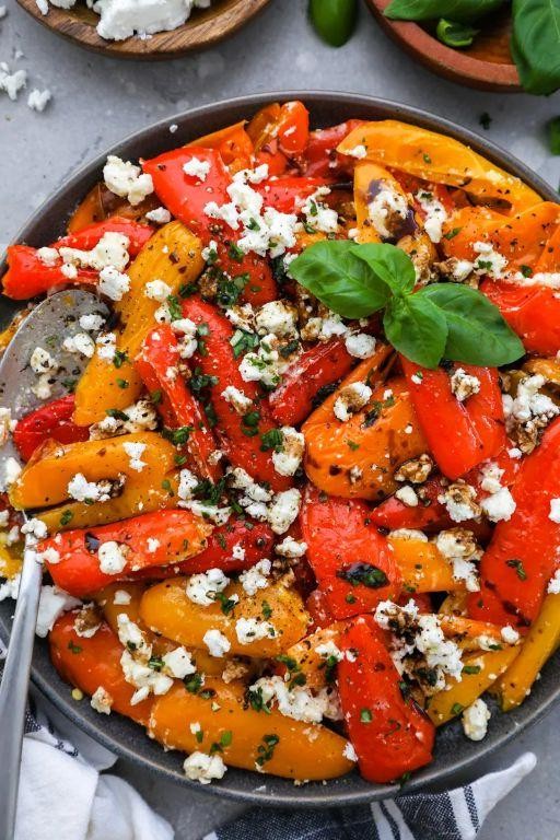 Mini Pepper Salad with Feta