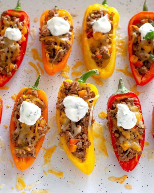 Mini Pepper Tacos