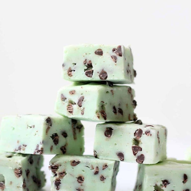 Mint Chocolate Chip Fudge