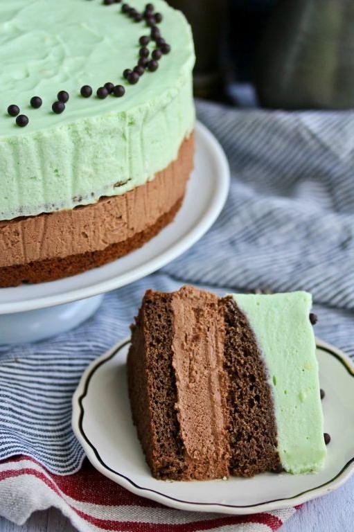 Mint Chocolate Mousse Cake