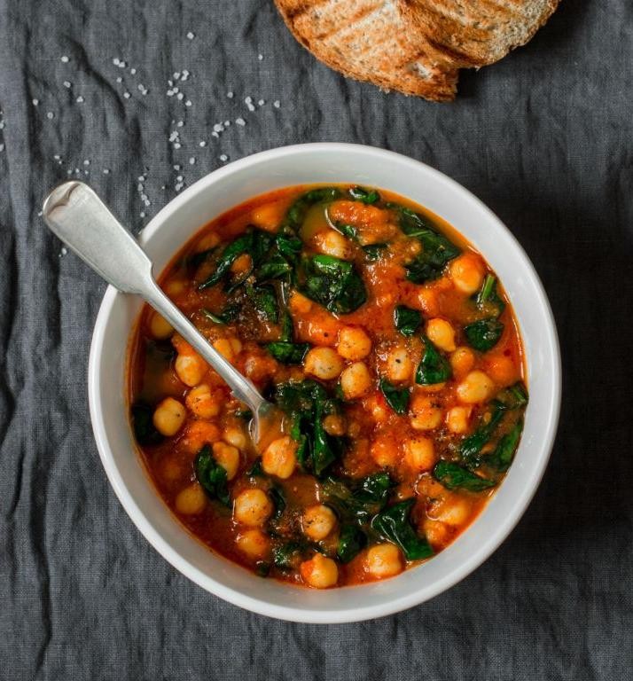 Moroccan Chickpea Sweet Potato Casserole