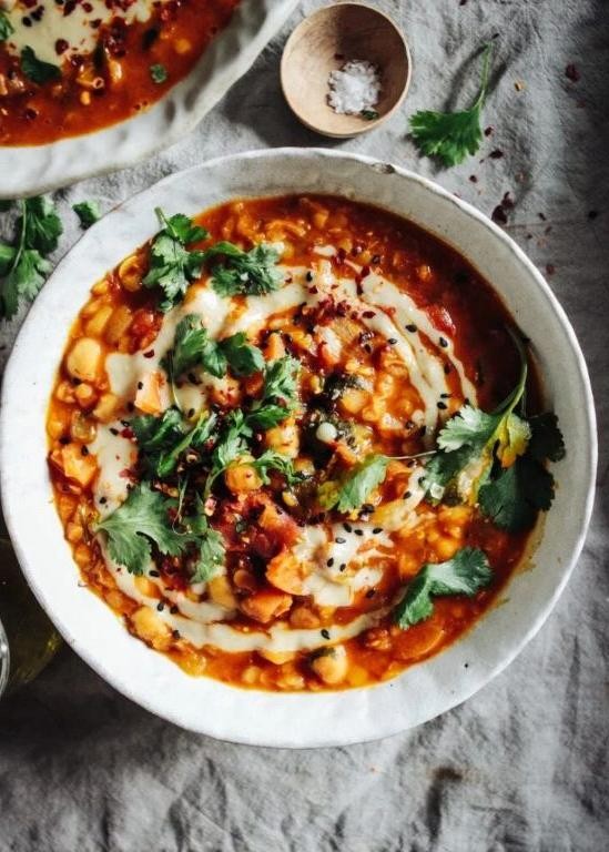 Moroccan Spiced Bean Soup