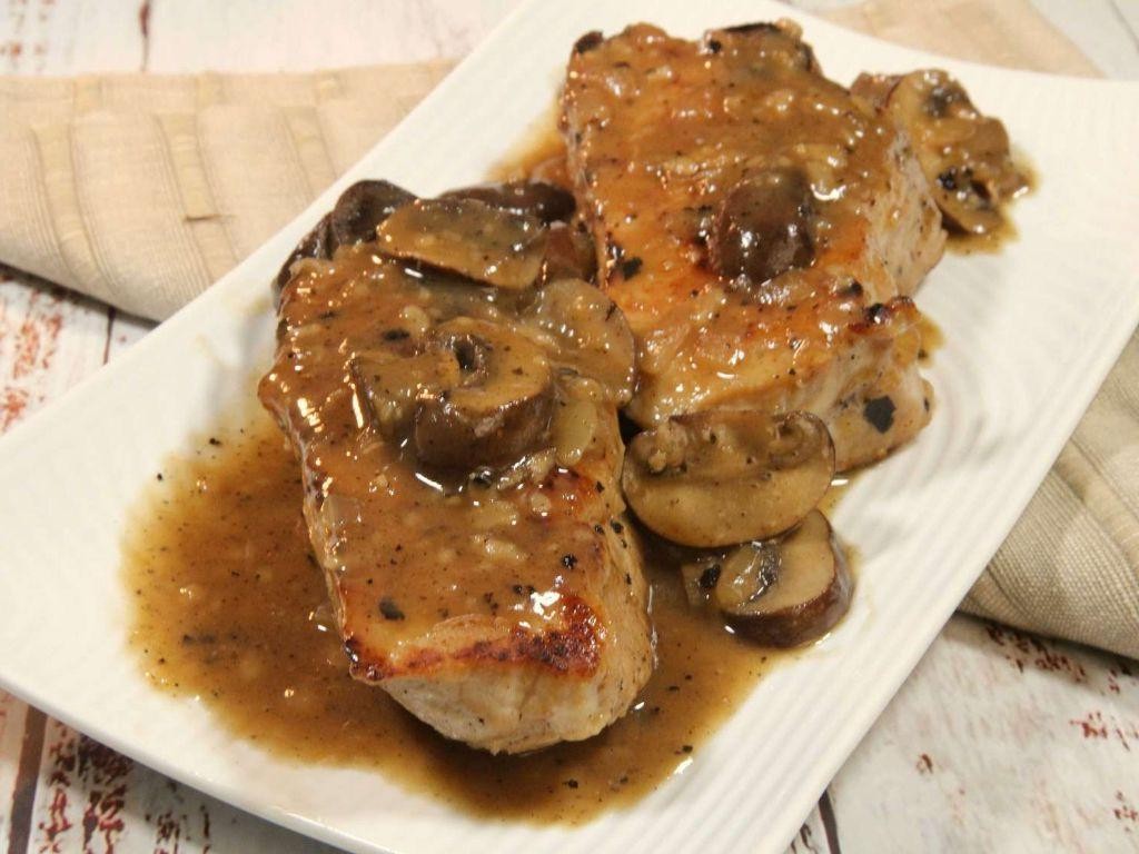 Mushroom and Onion Pork Chops